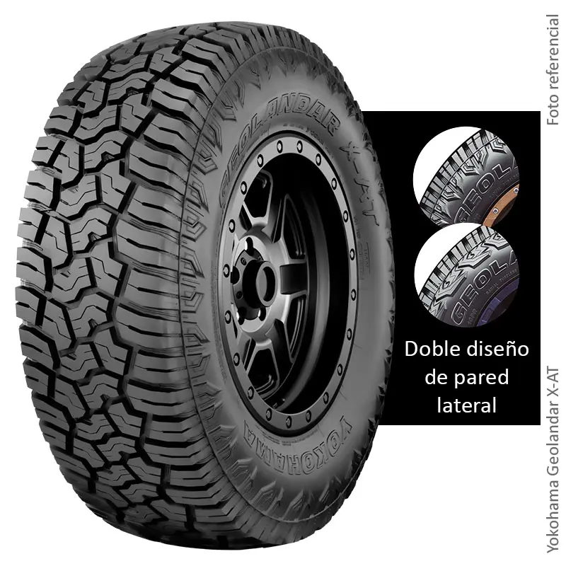 LLANTA LT265/70R17 121Q YOKOHAMA GEOLANDAR X-AT G016 (A/T) (tipo M/T) (Made in JAPAN)