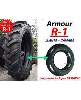 LLANTA 13.6-16  ARMOUR R-1 TC Agric (llanta+camara)