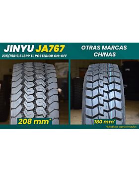 LLANTA 235/75R17.5 18PR JINYU JA767 Pos