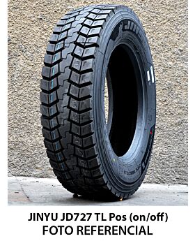 LLANTA 12R22.5 18PR 152K JINYU JD727 Pos (on/off)