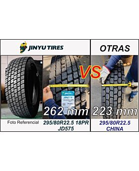LLANTA 295/80R22.5 18PR 152L JINYU JD575 Pos