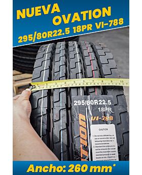 LLANTA 295/80R22.5 18PR 152M OVATION VI-788 Del (260 mm)
