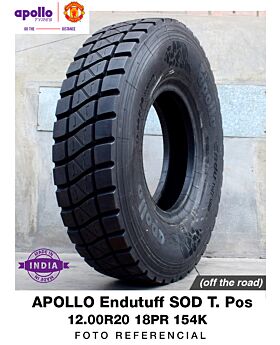 LLANTA 12.00R20 18PR 154K APOLLO Endutuff Sod T. Pos (off the road)