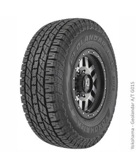 LLANTA LT265/70R17 121S YOKOHAMA GEOLANDAR G015 A/T (Letra blanca)