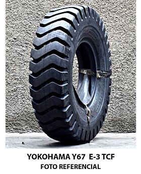 LLANTA 12.00-20 18PR YOKOHAMA Y67  E-3 TCF (incluye camara y protector) (Made in JAPAN) Pos
