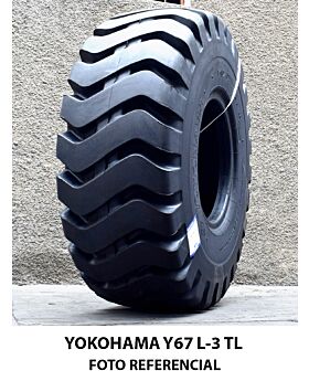 LLANTA 17.5-25 16PR YOKOHAMA Y67 L-3 (Made in JAPAN)