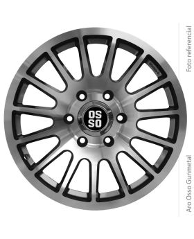ARO 17x8.0 OSSO 6*139.7 GUNMETAL POLISHED FACE (camioneta)