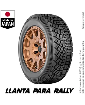 LLANTA 180/650R15 (205/65R15) YOKOHAMA ADVAN A053R A70 (Made in JAPAN) (Right)