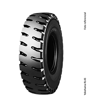 LLANTA 14.00R24 *** YOKOHAMA RL43 IND-4 TCF (incluye camara y protector) (Made in JAPAN)