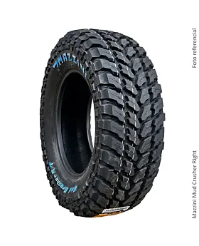 LLANTA LT265/70R17 121Q MAZZINI Mud Crusher M/T (Right) (Letra blanca)
