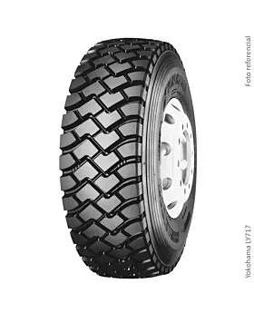 LLANTA 12R22.5 16PR YOKOHAMA LY717 (pos on/off) (Made in JAPAN)