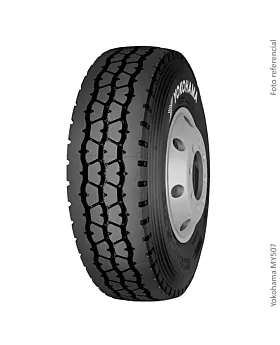 LLANTA 11R24.5 16PR YOKOHAMA MY507 (Made in JAPAN) Mix/Del